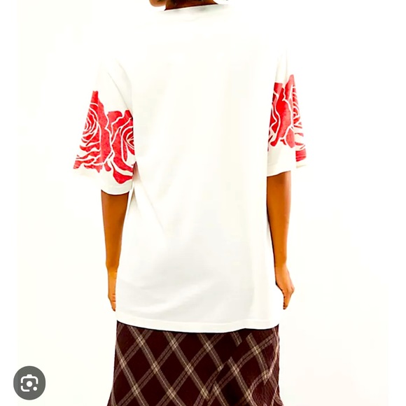 Free People The Bureau Wild Rose Oversized Tee - Picture 3 of 5